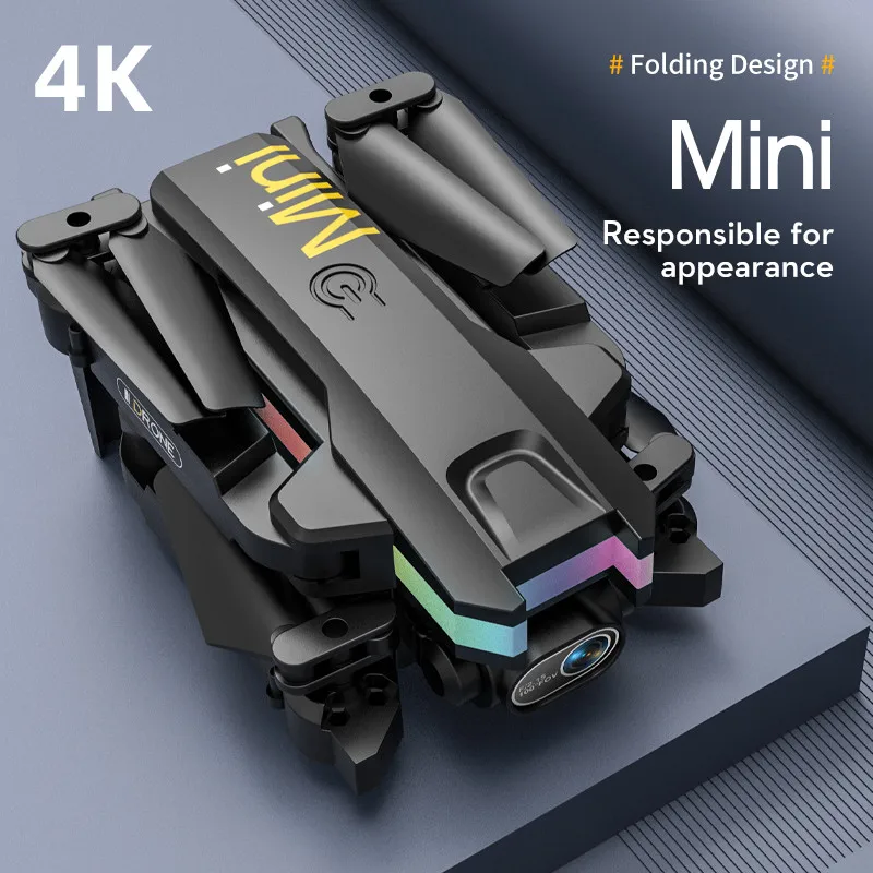 XT8 Mini Drone 4K 1080P HD Camera One-Key Return Foldable RC Quadcopter Helicopter LED Light Foldable Quadcopter RC Drone
