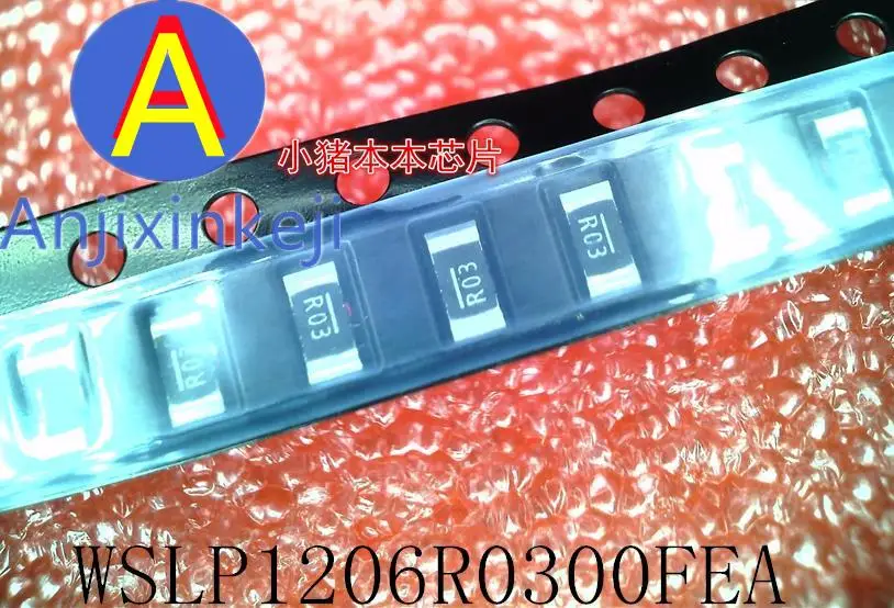 

30pcs 100% orginal new WSLP1206R0300FEA R03F0.03R75PPM1W alloy resistor 1206 volume 100 1 error