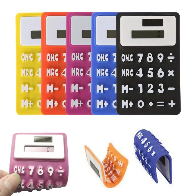 

Foldable Soft Silicone Handheld Scientific Solar Calculator For School Office Y3ND
