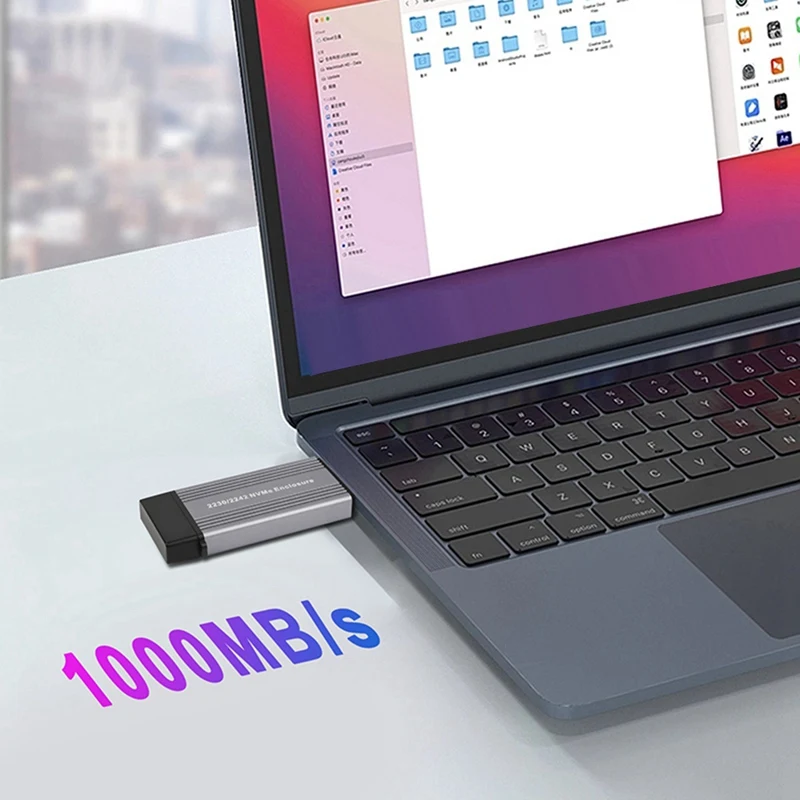 Внешний корпус NVME M2 SSD адаптер PCIE M/M + B ключ к USB 3 1 10 Гбит/с поддерживает 2230 2242 M.2 Box