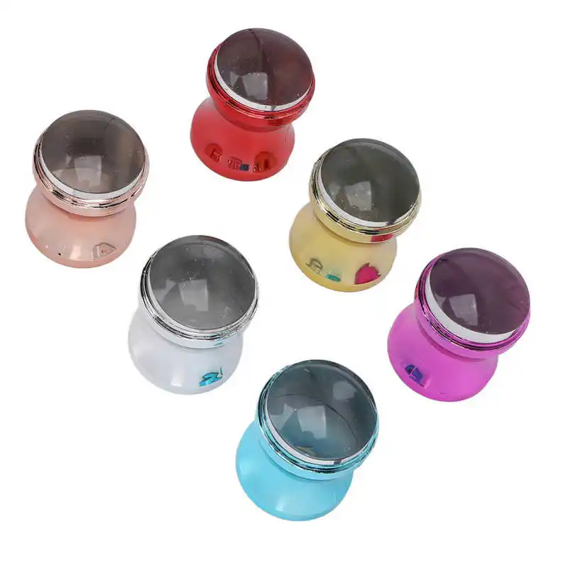 

Nail Art Stamping Plate Nail Art Stamper Different Colors Easy Clean Detachable for Women for Nail Salon