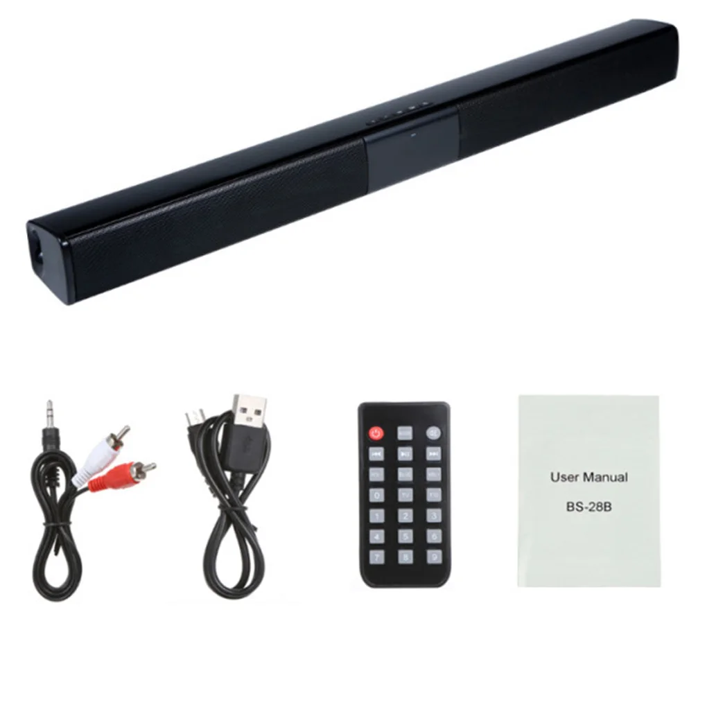 Usb Wireless Bluetooth Soundbar Portable Home Speaker