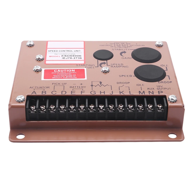 

Electronic Engine Speed Controller, ESD5500E Governor Generator Controller Panel For All Kinds Of Electromagnetic Interference A