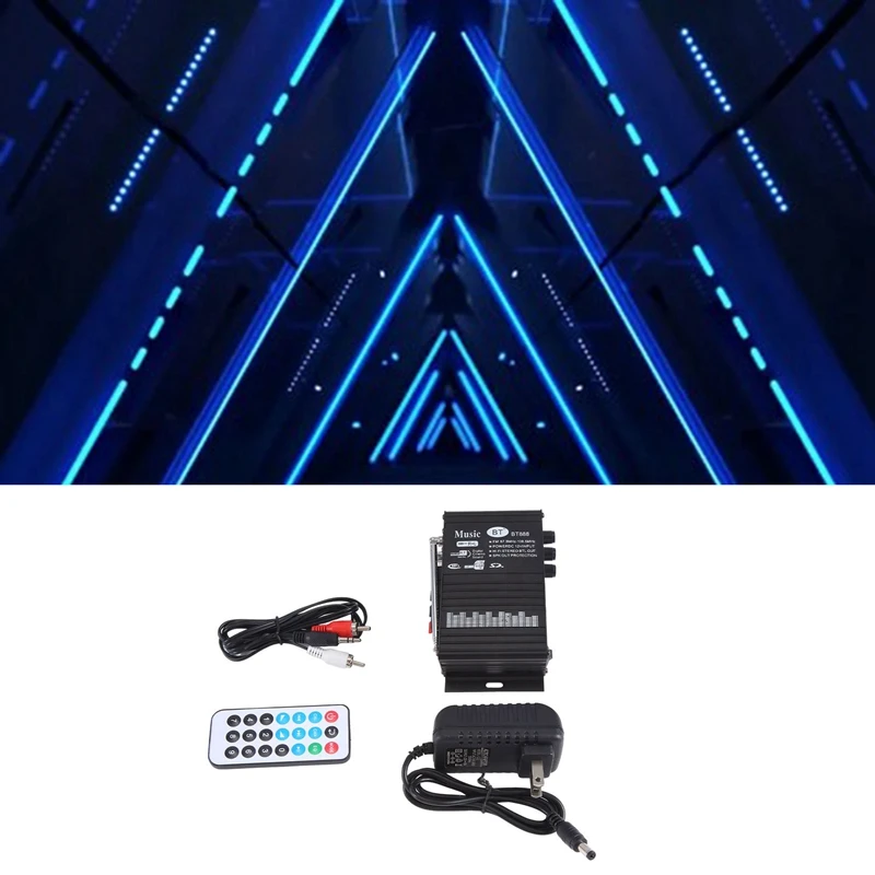 BT-888 5.0 Bluetooth-усилитель Мини-багатофункциональный усилитель Bluetooth + вилка