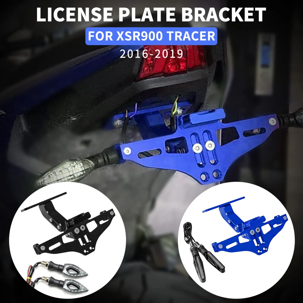 

Moto License Plate Bracket Licence Plate Holder Frame Number Plate For Yamaha XSR900 XSR 900 Tracer 2016 2017 2018 2019