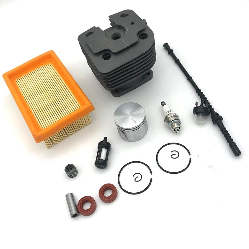 

JHD-42Mm Cylinder Piston Kit For Stihl FS450 FS 450 Air Fuel Filter Line Oil Seal Bulb Spark Plug Trimmer 4128 020