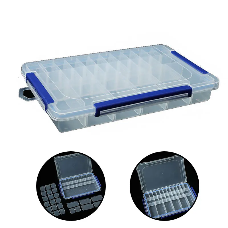 

Brand New Storage Box Tool Organizers Screw Holder Storage Box 28 Grids Compartment 35.3*21.8*5.6cm Adjustable
