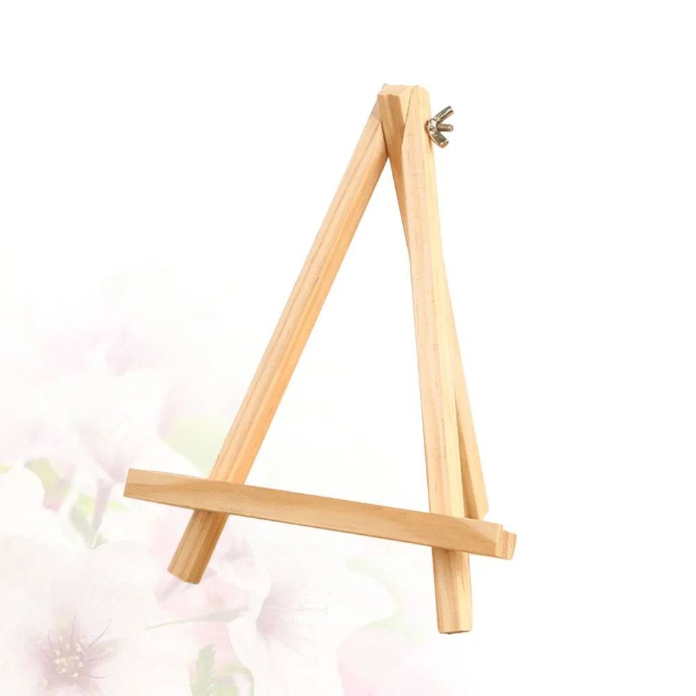 

Easel Photo Frame Painting Tabletop Display Easels Stand Canvas Woodtable Triangle Small Wooden A Bracketmini