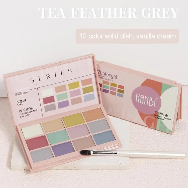 

Гель-лак для ногтей, полуперманентный, 12 цветов, для рисования маслом светодиодный TSLM1