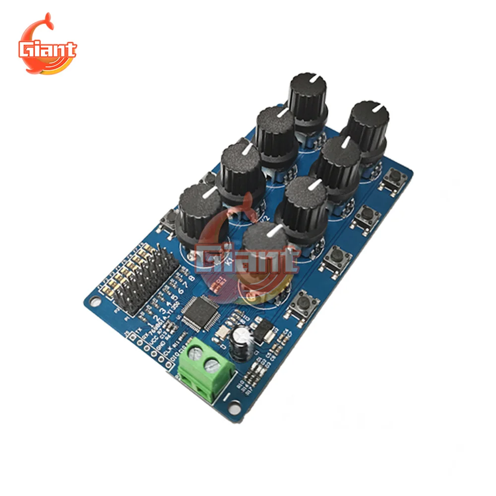 Сервопривод с поворотной ручкой 8 каналов устройство для проверки перегрузки по