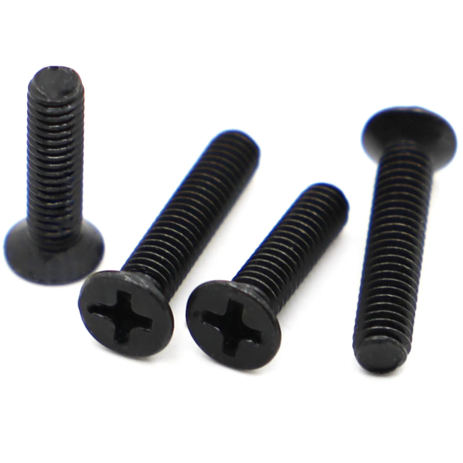 

Black Steel GB819 Mini Small Micro Cross Phillips Flat Countersunk Head Bolts Screws M1 M1.2 M1.4 M1.6 M2 M2.5 M3 M3.5 M4 M5