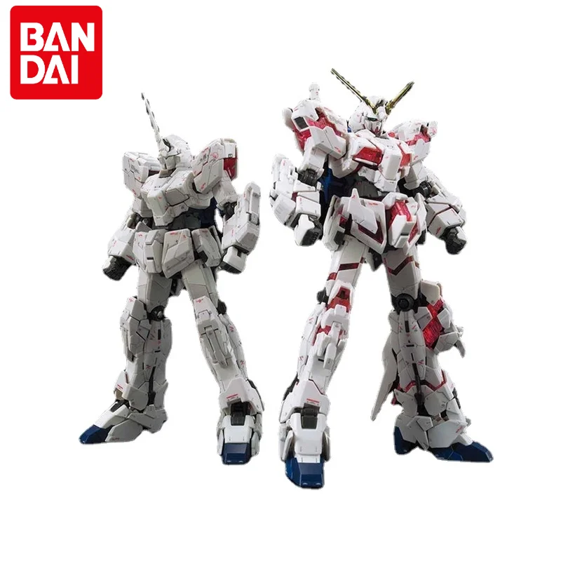 

Original Bandai Gundam Anime Figure RG 25 1/144 RX-0 UNICORN GUNDAM Assembly Model Action Toy Figures Anime Action Figures Toys