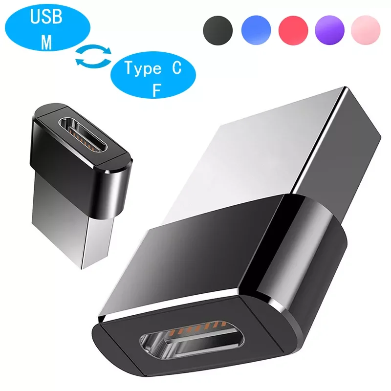 

Metal USB Male To Type C Female OTG Adapter USB C Converter For Xiaomi Nexus 5x 6p Oneplus 3 2 Macbook USB Type-C Cable Adapter
