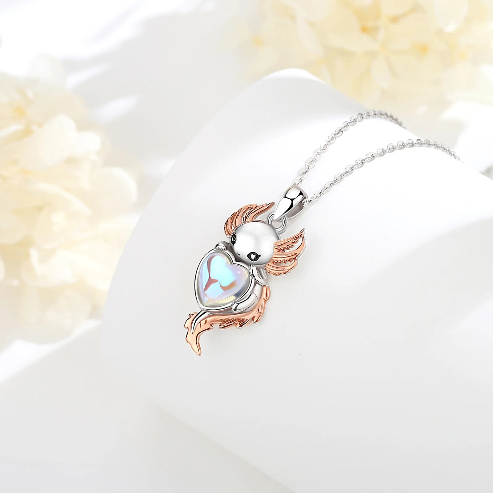 Женское ожерелье из серебра 925 пробы