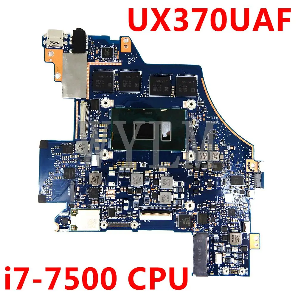

UX370UAF i7-7500 CPU 8GB RAM Mainboard REV 1.1 For ASUS UX370U UX370UAF UX370UA Laptop Motherboard Tested free shipping