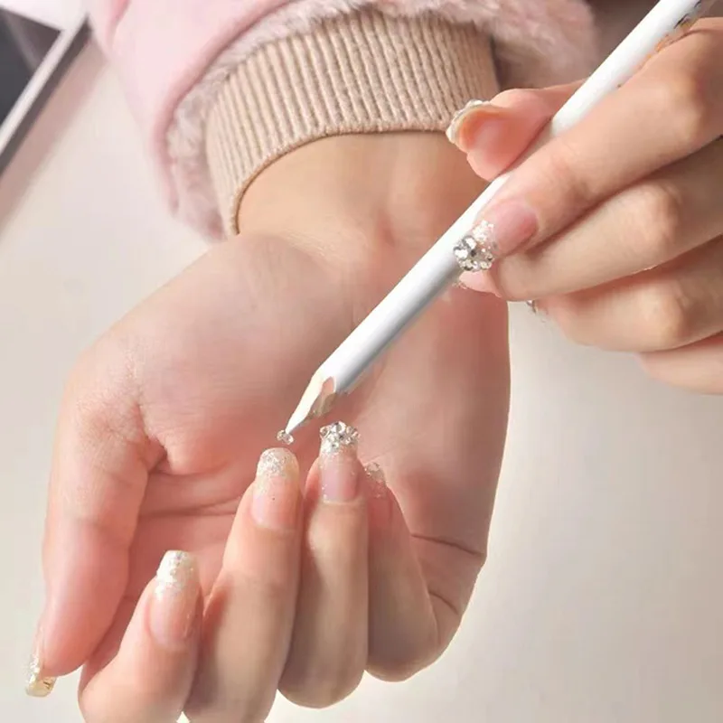 

Сделай Сам стразы украшение для ногтей деревянные точечные Инструменты Карандаш пикап ручки инструменты для маникюра