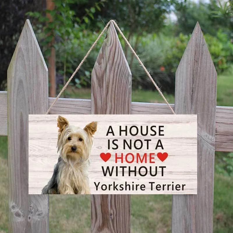 

«Деревянный дом не дома без йоркширского терьера», Оформление интерьера