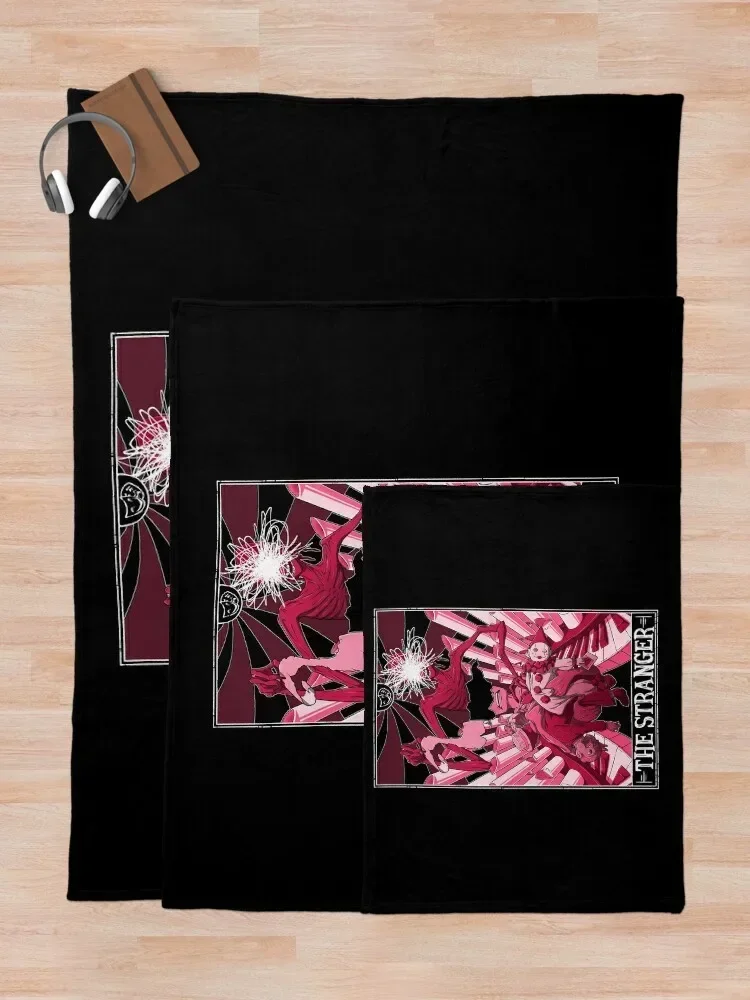 Одеяло для диванов с изображением странного таротестка (темное) декоративные