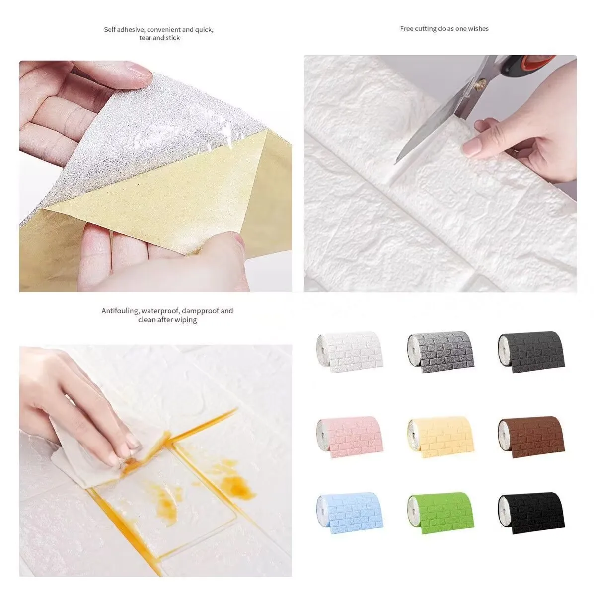 70 см x 10 м 3D Наклейка на стену стерео потолочная панель украшение крышу