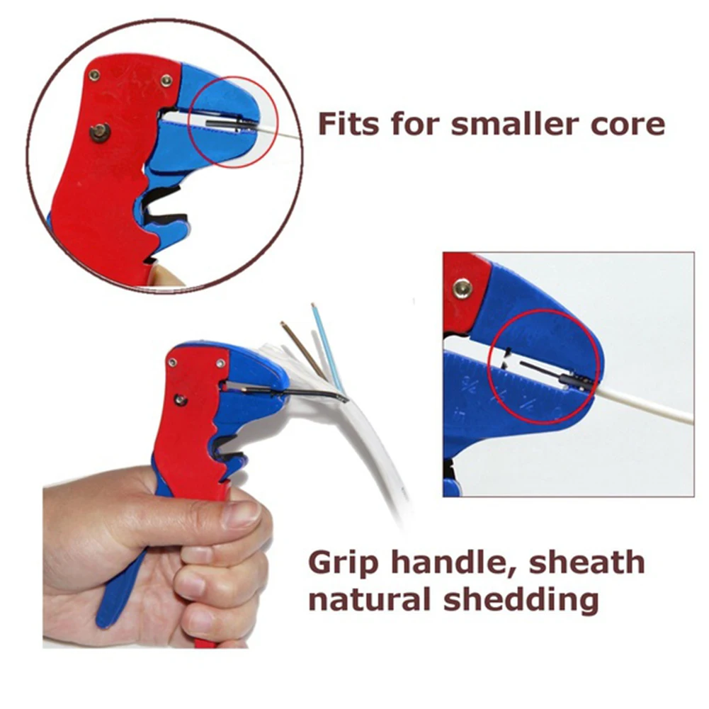 

Automatic Self Crimper Stripping Cutter Self Adjusting Cable Wire Stripper Crimper Electrical Cable Cutter Cutting Hardware Tool