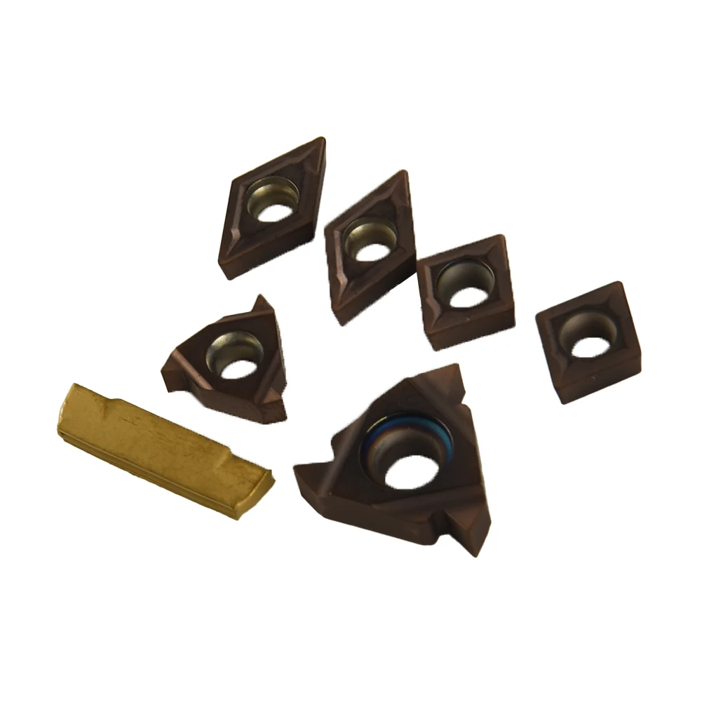 

For 12mm Shank Lathe Boring Bar Set with 7pcs CCMT060204 11IR 16ER MGMN200 DCMT070204 Inserts for Semi Finishing and Roughing