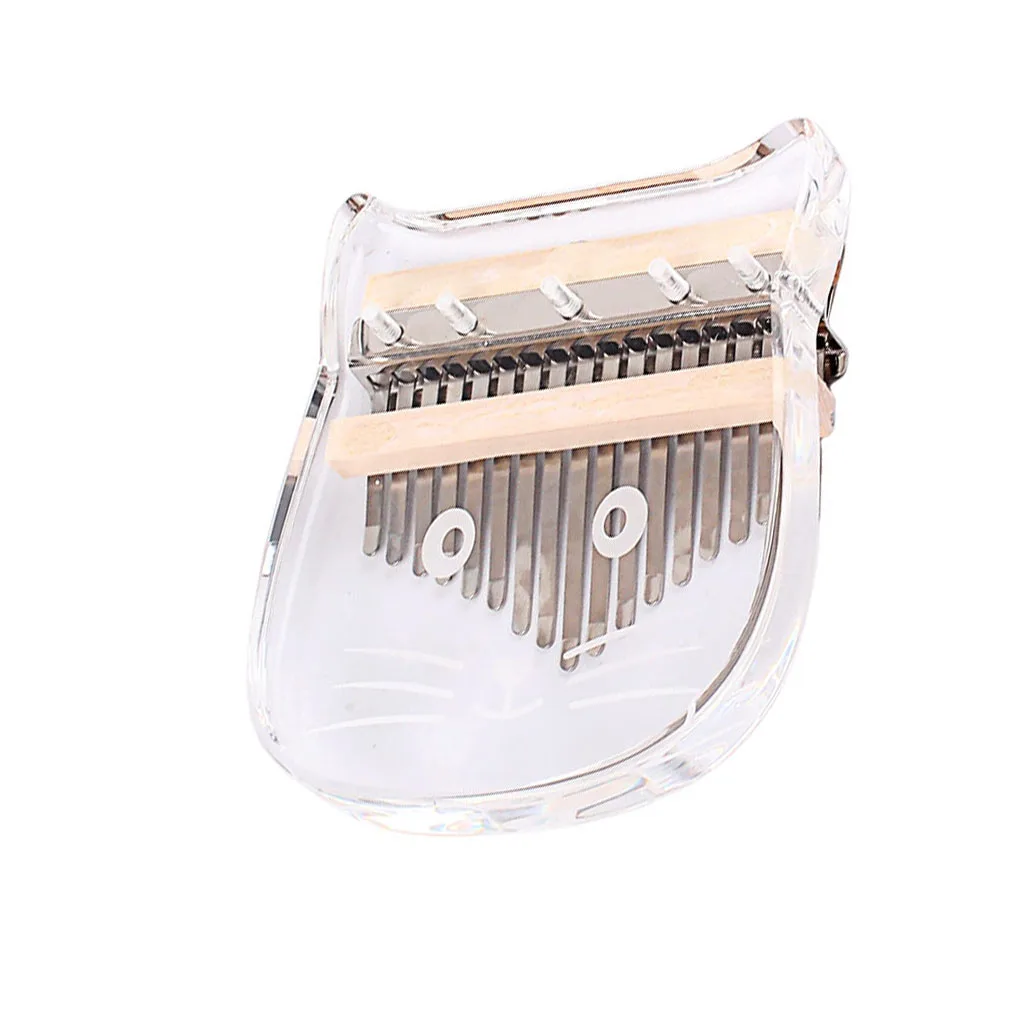 

17-key Kalimba Music Instrument Fingers Pianos Props Small Size Thumb Piano