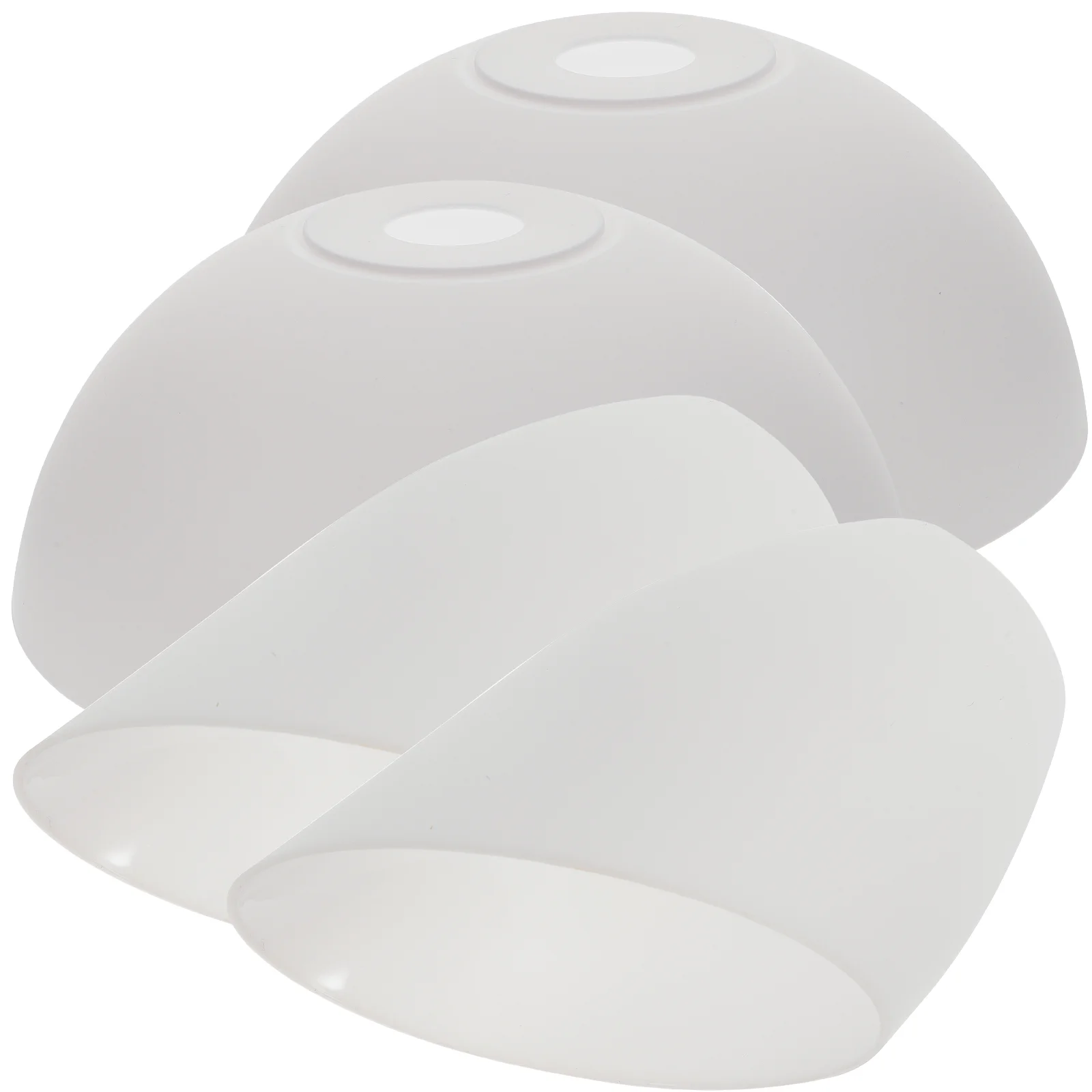

White Lamp Shade Plastic Lampshade Set Inclined Head Lampshades Accessory Floor Replacement Wall Bowl Simple Hanging White