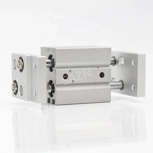 Двойной поршень SMC типа MHL2 10D 16D 20D 25D 32D 40D Двойное действие широкое открытие