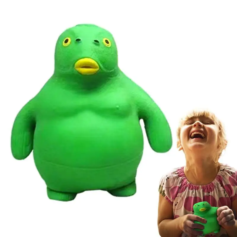 

Squeeze Toy Stretch Squeezing Green Head Fish Toys Funny Vent Toys Children's Fidget Toys Christmas Gift