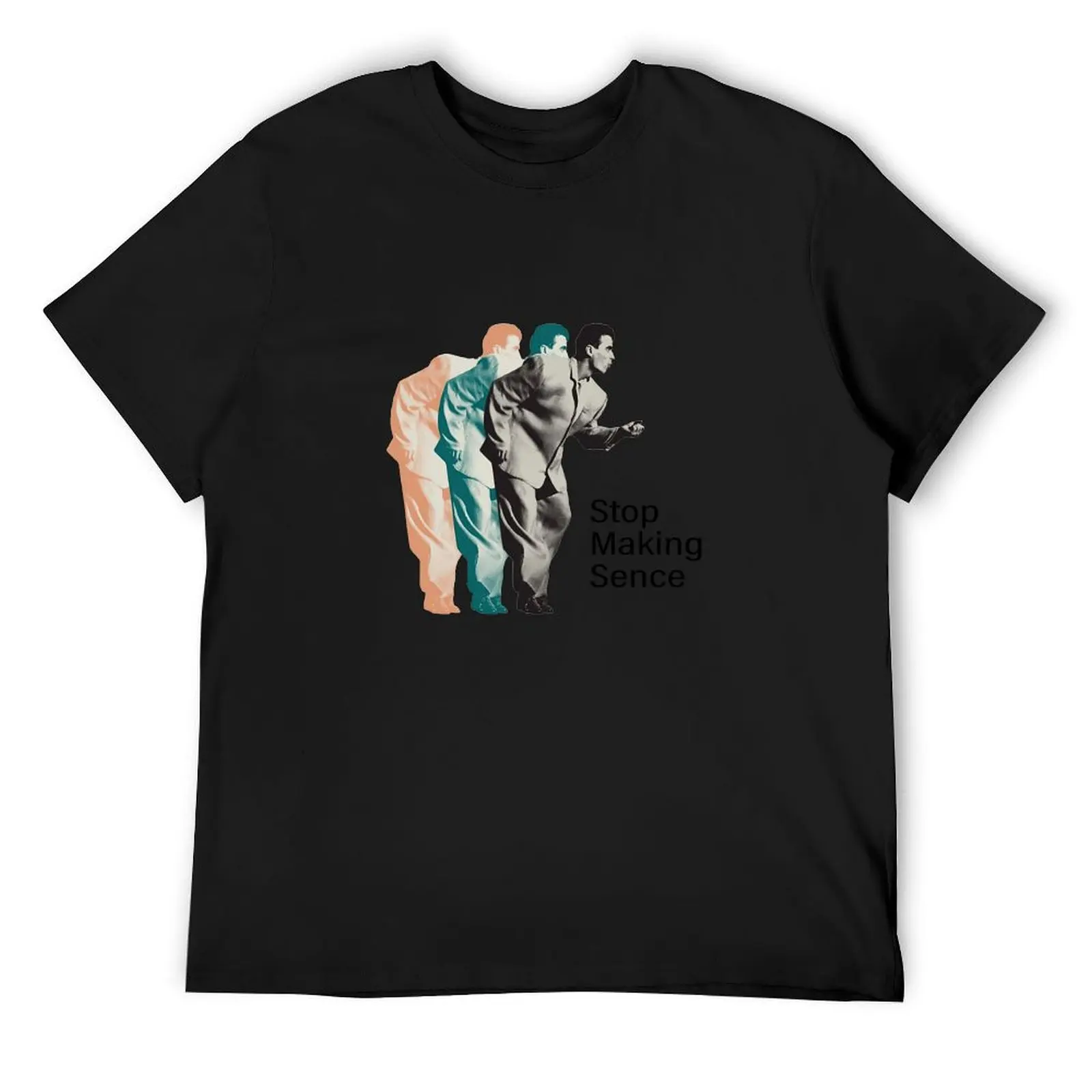 Винтажная футболка Stop Making Sence Music Talking Heads с аниме-фигурками футболки на заказ для