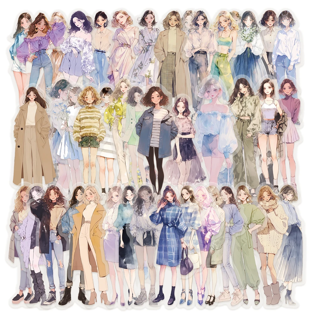 

50 шт. стикеры для девочек