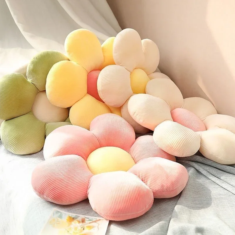 40 см красочные цветы плюшевая подушка лепесток растений мягкие игрушки для