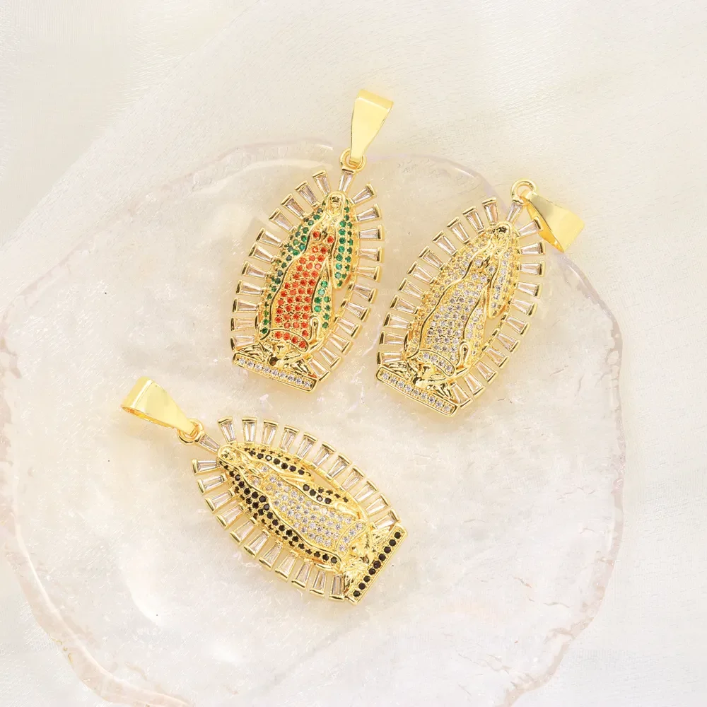 Роскошное ламинированное ожерелье Joyeria De Oro с фианитами и бриллиантами