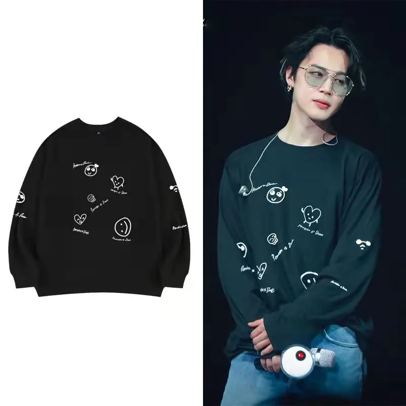

Permission to Dance Hoodies Jimin Hoodie Sweatshirts Cotton For Bangtan Boys Fans