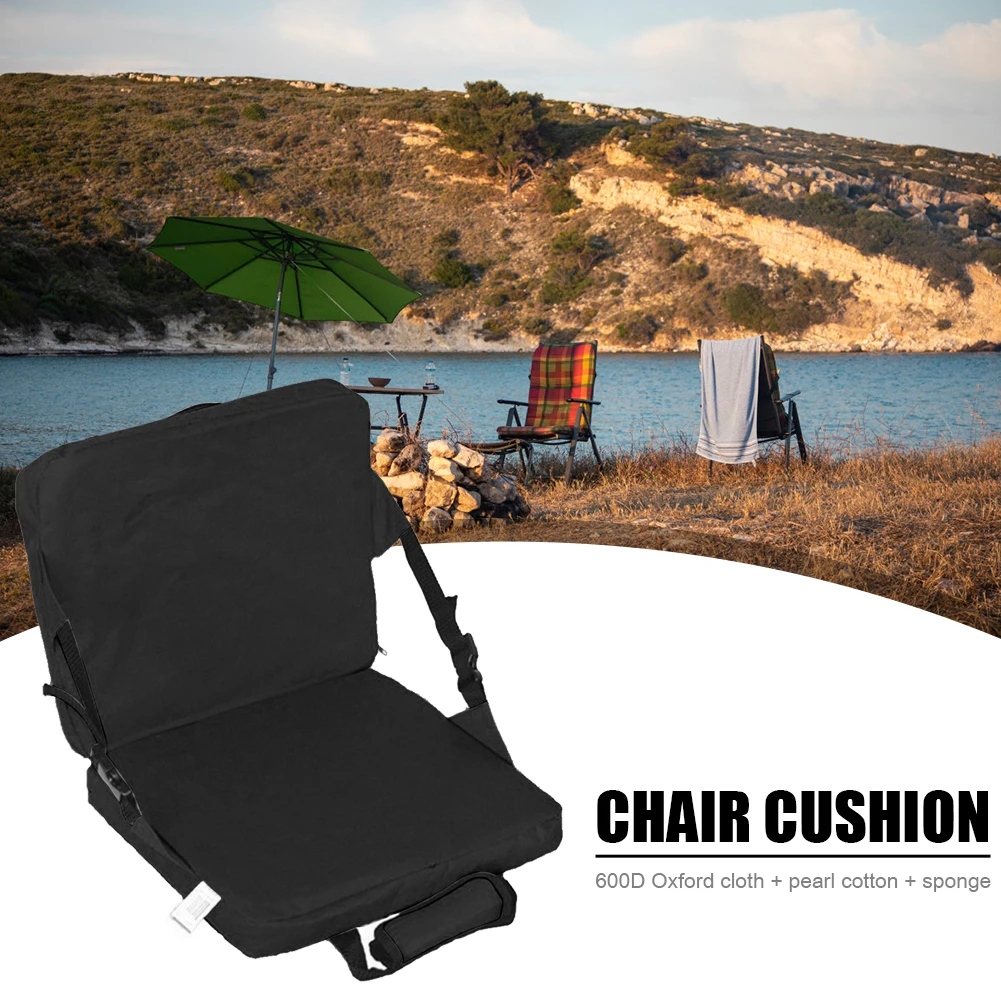 

Classic Garden Patio Cushion Chair Camping Beach Foldable Seat Pad with Backrest Outdoor Camping Hiking Accessaries
