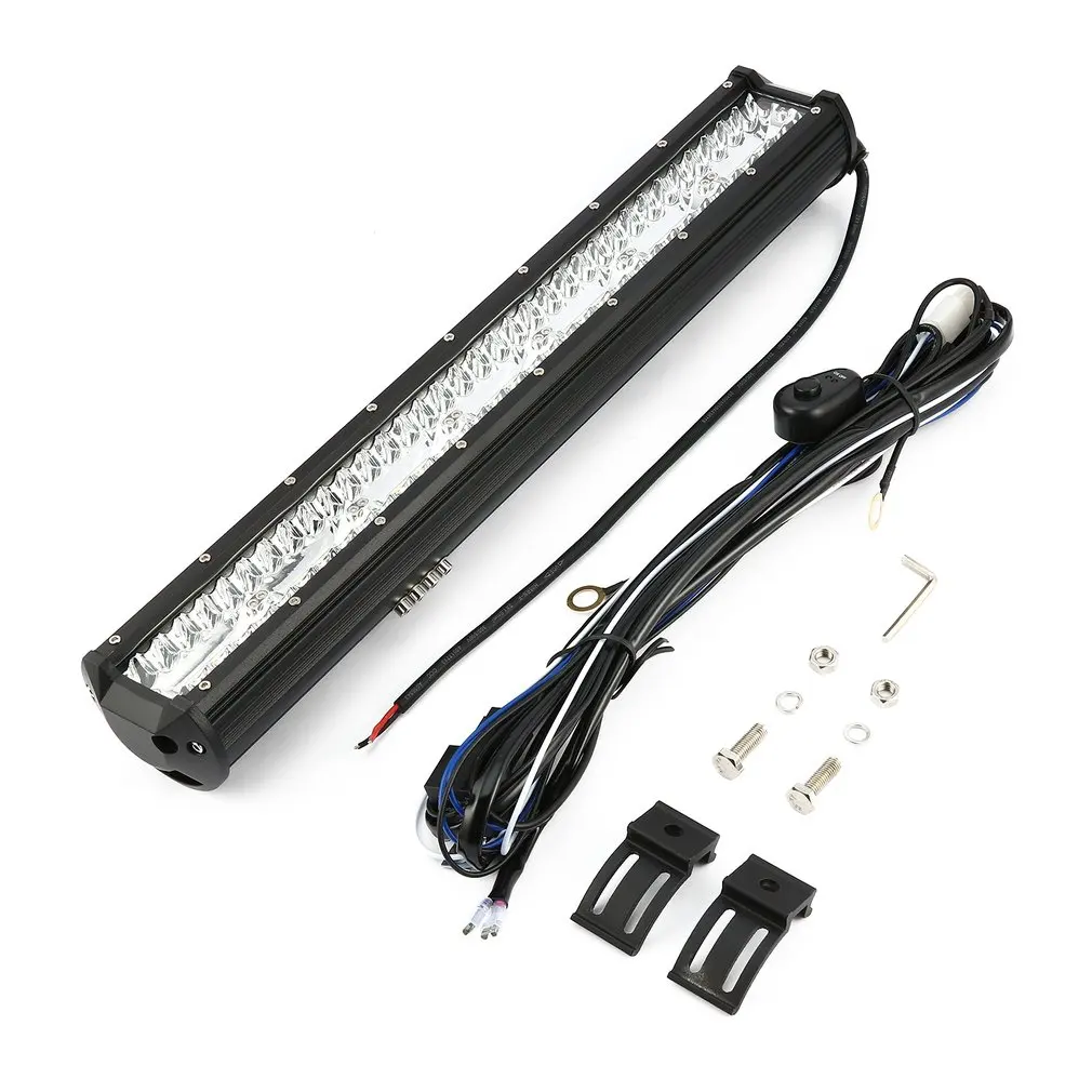 

20inch LED Light Bar Triple Row Flood Combo Work Driving 12V 24V 4x4 for WD Truck for JEEP SUV Mining Boating Marine Deck Light