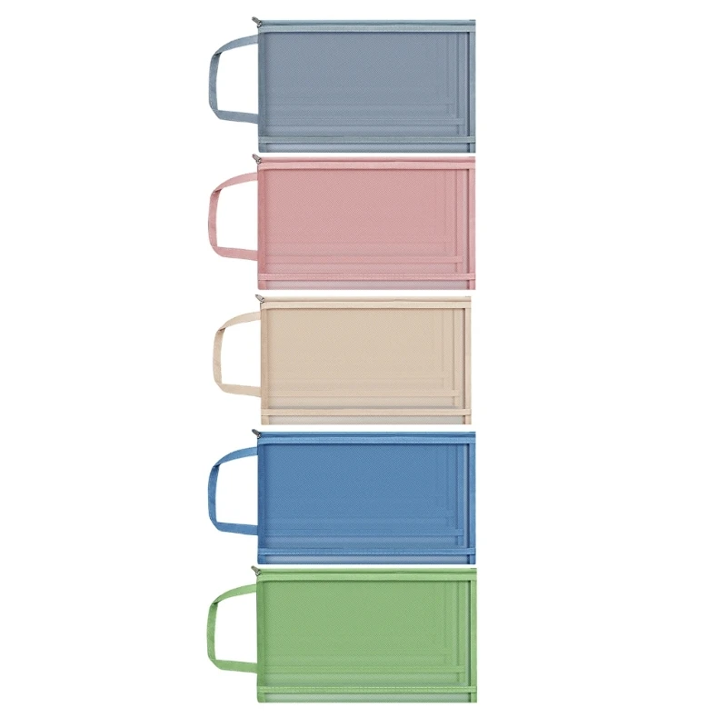 

Stationery Storage Bag Folder File Mesh Zipper Pouch Clear Document Bag Gifts