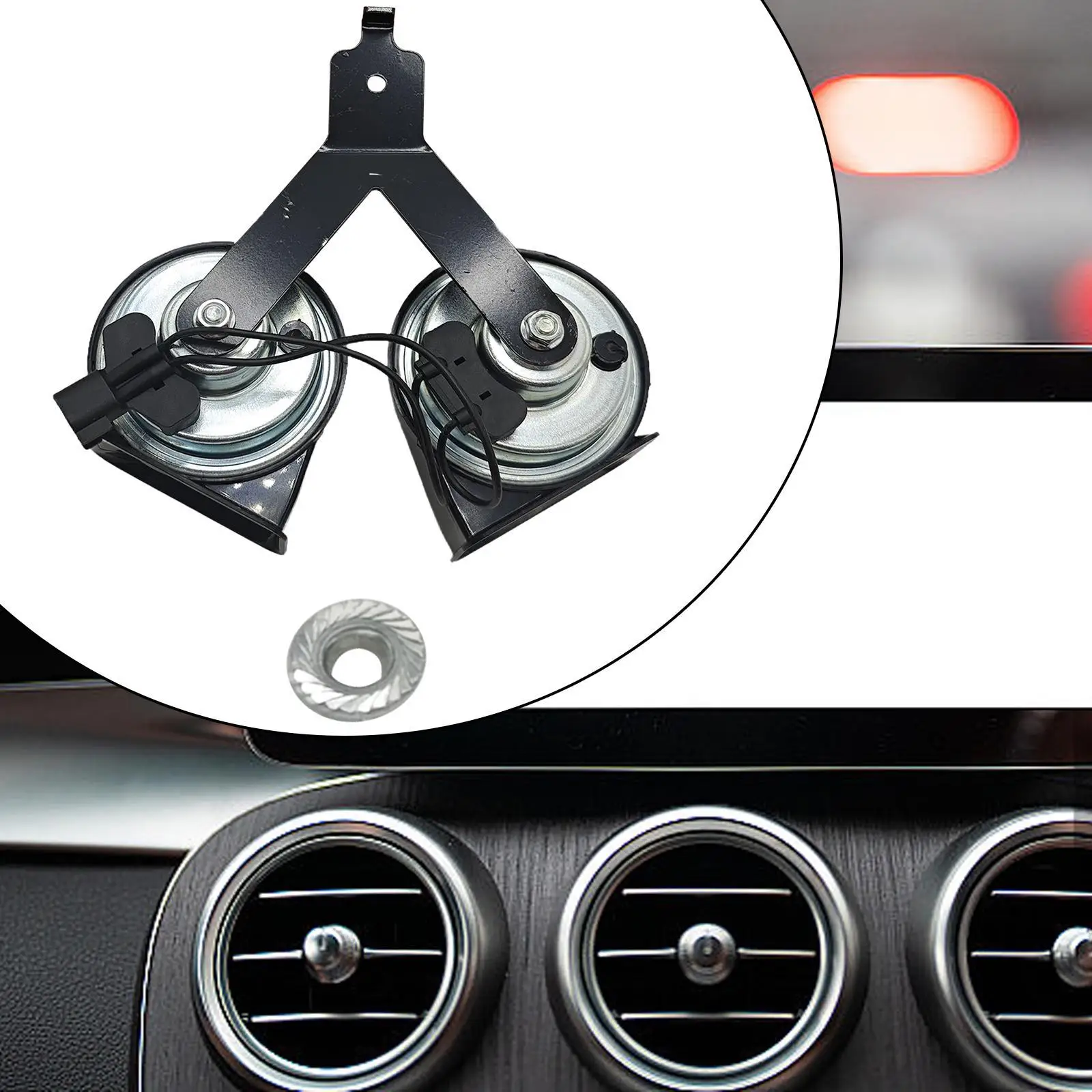 Автомобильный двойной звуковой сигнал в сборе 8C2Z-13832-c портативный практичный