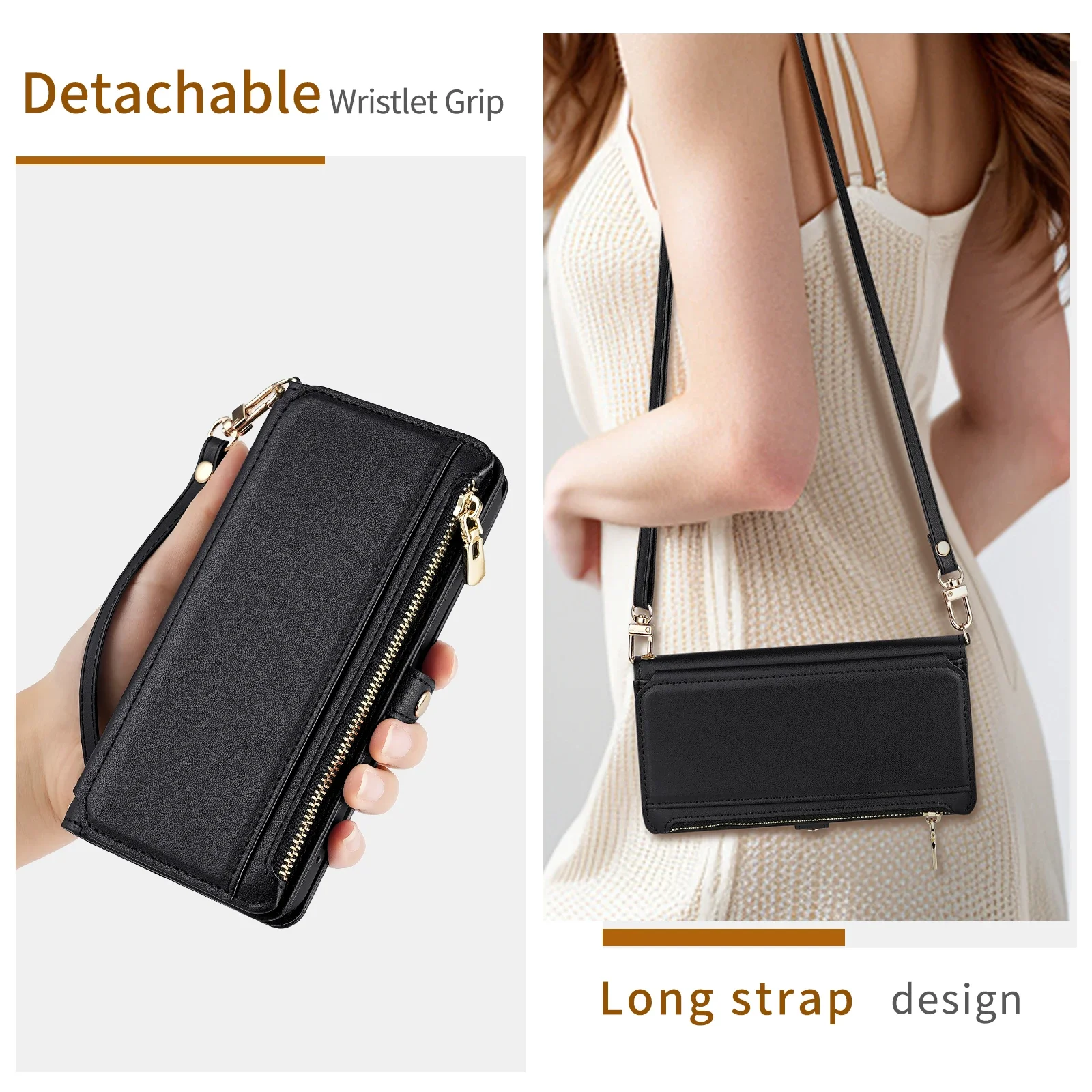 Leather Wallet Cases for Honor 90 100 200 Smart Magic 3 4 5 6 Lite GT Pro 5G Flip Cover Drop resistant Protective Magnetic Bags