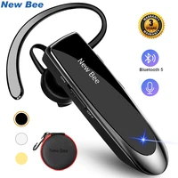 Беспроводная Bluetooth-гарнитура New Bee, наушники с микрофоном