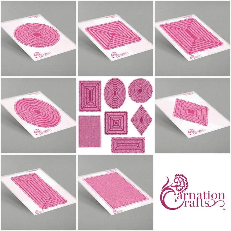 

Hessian Edge Texture Plate Geometric Figure Metal Cutting Dies For Scrapbooking Paper Craft Handmade Card Album Punch Art