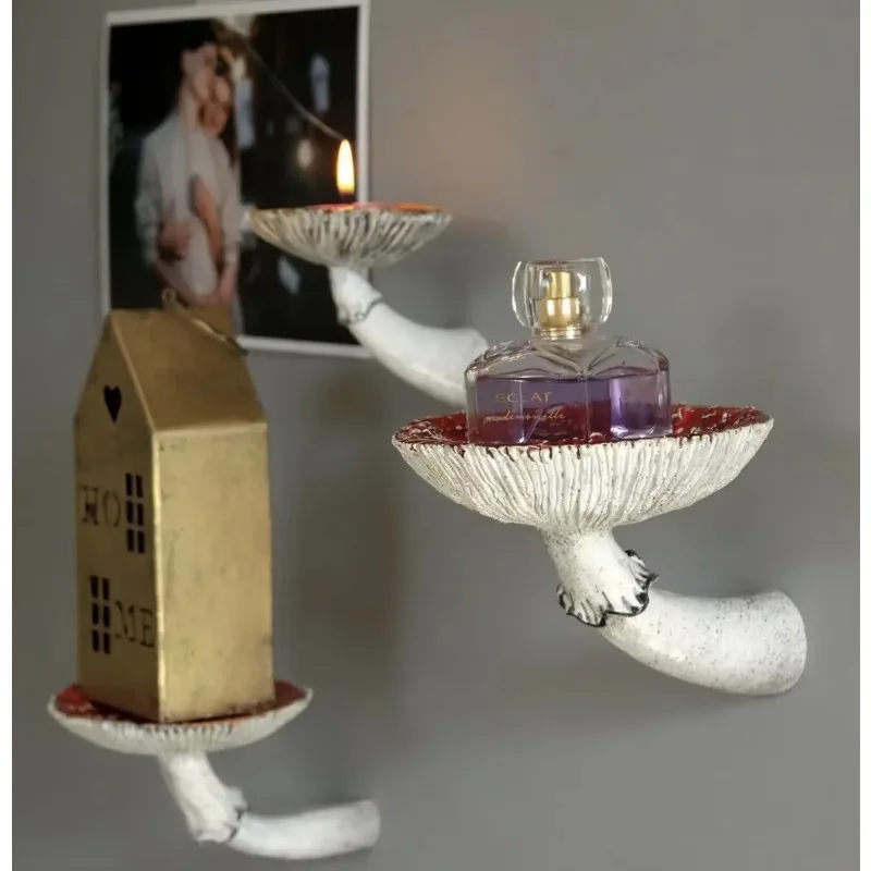 Подвесная полка в виде грибов настенная подвесная из смолы форме гриба аманита