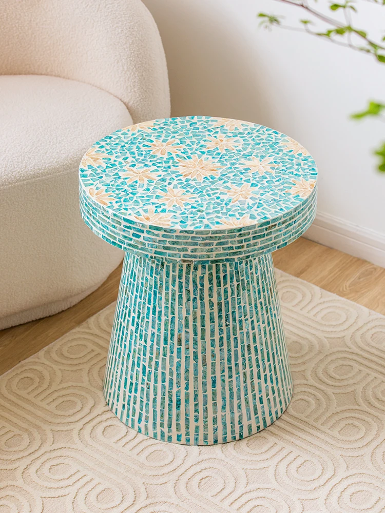 Круглый журнальный столик светильник роскошная мебель для библиотеки Диванный