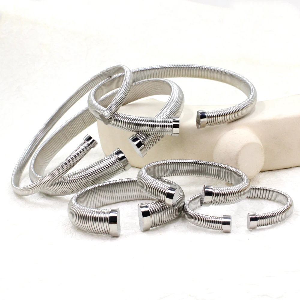 USENSET Новое изысканное колье-манжета из нержавеющей стали женское ожерелье с