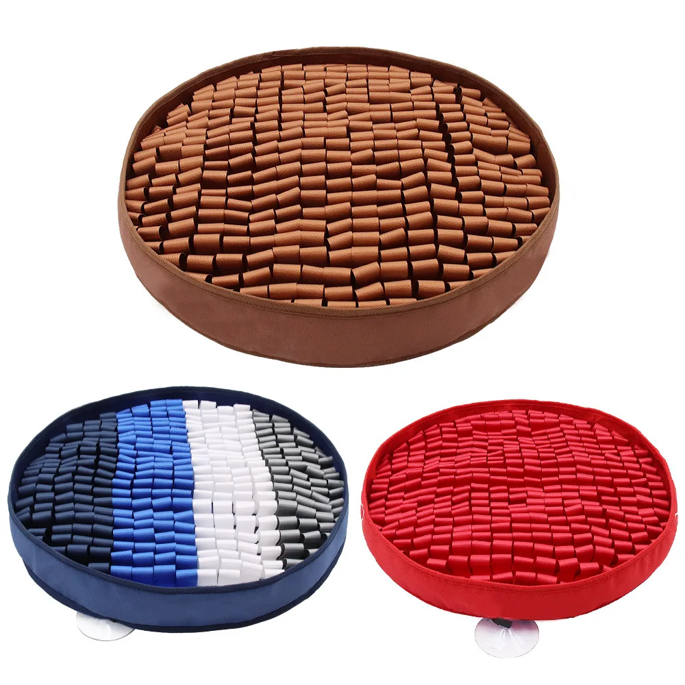 

Коврик-пазл для собак, игрушка для собак с медленным дозированием, игрушка для собак, увеличивающая рост IQ нюхательный коврик, коврик для ко...