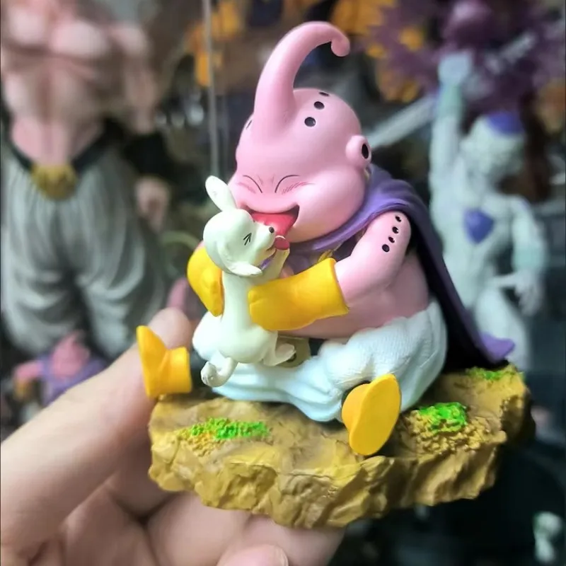 

8cm Dragon Ball Majin Buu Anime Figures Q Version Figurine Pvc Statue Gk Toy Model Doll Collectible Decoration Desktop Gift