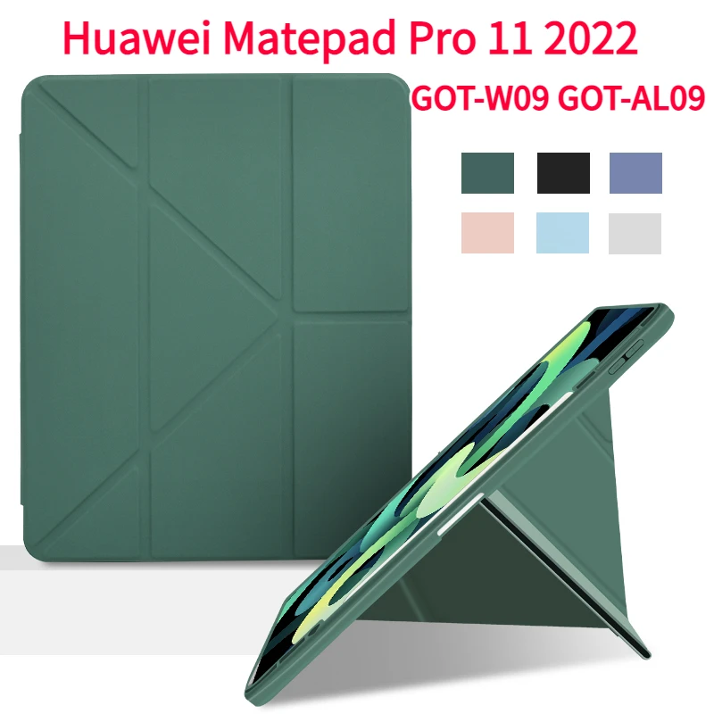 

Folding Smart Case for Huawei Matepad Pro 11 2022 GOT-W09 GOT-AL09 11 Inch with Smart Auto Sleep Wake Case Cover