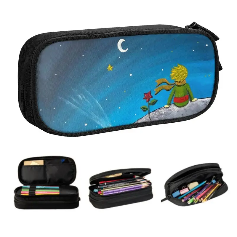 Cases Girls Boys Large Capacity French Literary Fiction Pencil Box School Accessories