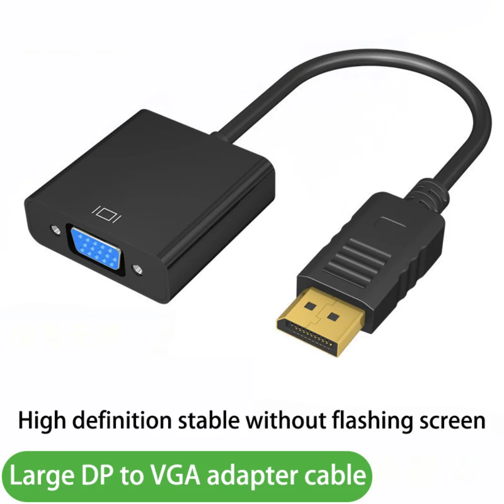 

Large Dp To Vga Cable Computer Monitor Projector Adapter Cable Displayport Converter Dp To Vga Hdmi Adapter Accessory