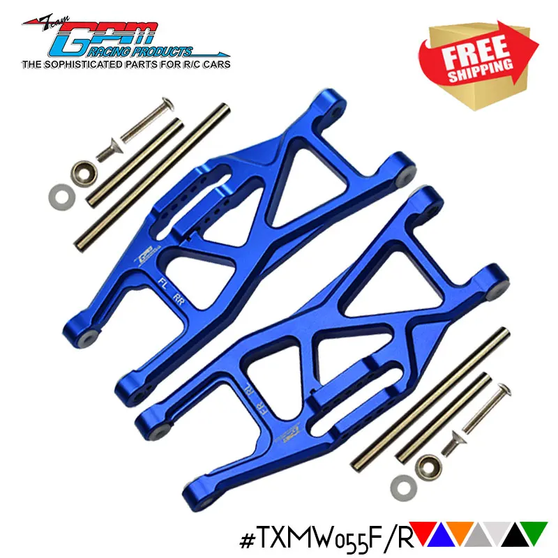 

Radio control RC Car GPM aluminum front rear lower suspension arm for TRAXXAS 1/10 MAXX W/WIDEMAXX 8999 option parts